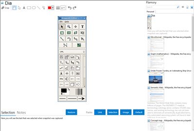 Dia - Flamory bookmarks and screenshots