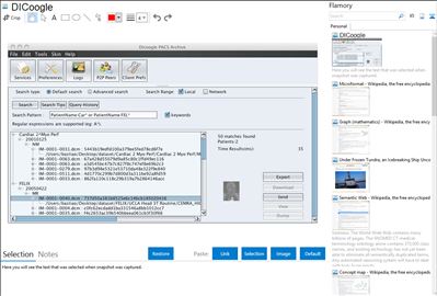 DICoogle - Flamory bookmarks and screenshots