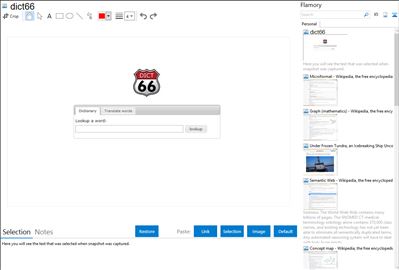 dict66 - Flamory bookmarks and screenshots