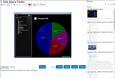 Disk Space Finder - Flamory bookmarks and screenshots