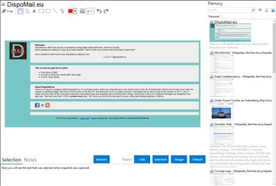 DispoMail.eu - Flamory bookmarks and screenshots
