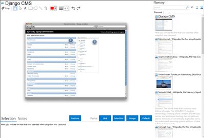 Django CMS - Flamory bookmarks and screenshots