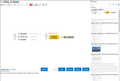 DNS-O-Matic - Flamory bookmarks and screenshots