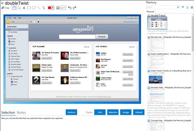 doubleTwist - Flamory bookmarks and screenshots