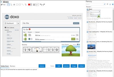doxo - Flamory bookmarks and screenshots
