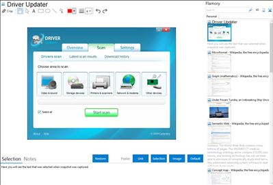 Driver Updater - Flamory bookmarks and screenshots