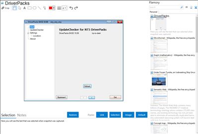DriverPacks - Flamory bookmarks and screenshots