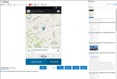 Drivr - Flamory bookmarks and screenshots