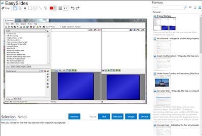 EasySlides - Flamory bookmarks and screenshots