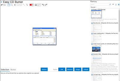 Easy CD Burner - Flamory bookmarks and screenshots