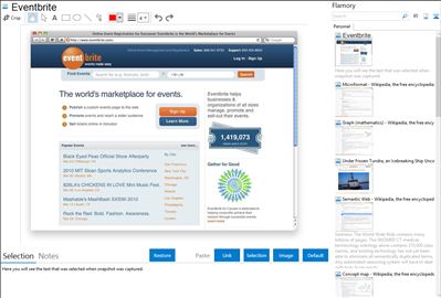 Eventbrite - Flamory bookmarks and screenshots