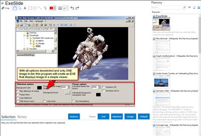 ExeSlide - Flamory bookmarks and screenshots