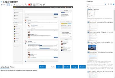 eXo Platform - Flamory bookmarks and screenshots