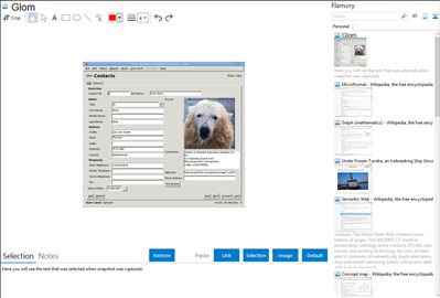 Glom - Flamory bookmarks and screenshots
