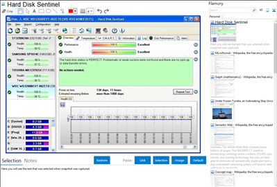 Hard Disk Sentinel - Flamory bookmarks and screenshots