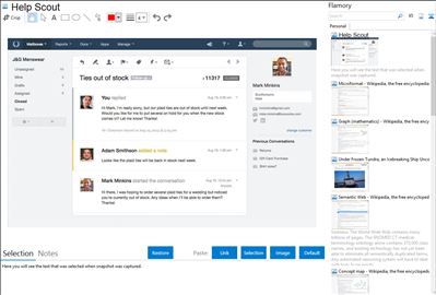 Help Scout - Flamory bookmarks and screenshots