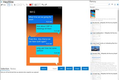 HeyWire - Flamory bookmarks and screenshots
