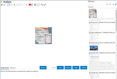 Hotline - Flamory bookmarks and screenshots