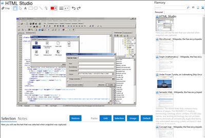 HTML Studio - Flamory bookmarks and screenshots