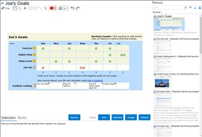 Joe's Goals - Flamory bookmarks and screenshots