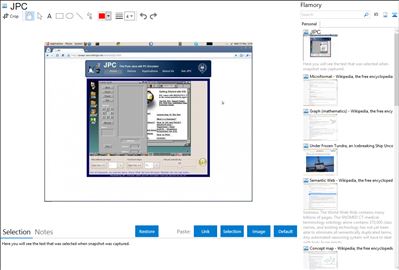 JPC - Flamory bookmarks and screenshots