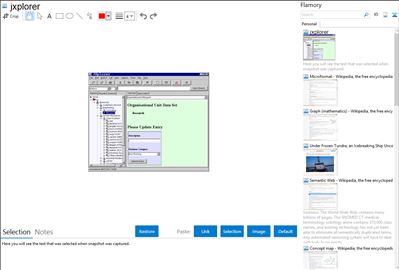 jxplorer - Flamory bookmarks and screenshots