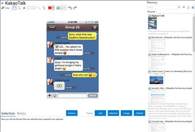 KakaoTalk - Flamory bookmarks and screenshots