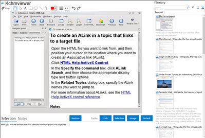 Kchmviewer - Flamory bookmarks and screenshots