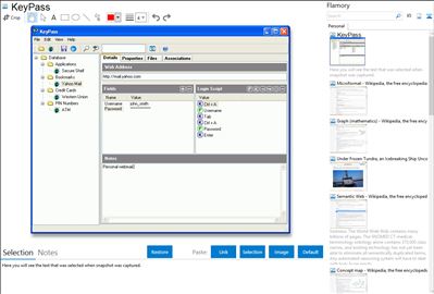 KeyPass - Flamory bookmarks and screenshots