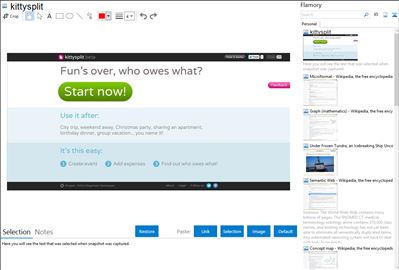 kittysplit - Flamory bookmarks and screenshots