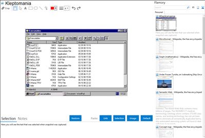 Kleptomania - Flamory bookmarks and screenshots