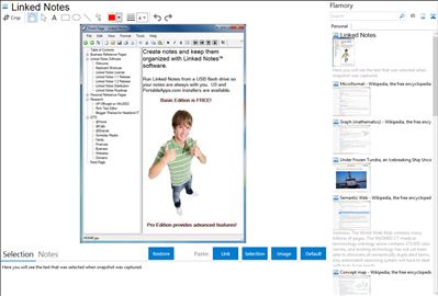 Linked Notes - Flamory bookmarks and screenshots