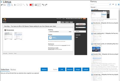 Litmus - Flamory bookmarks and screenshots