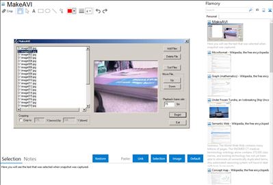 MakeAVI - Flamory bookmarks and screenshots