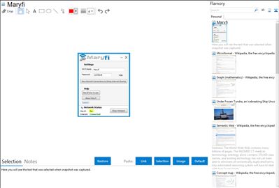 Maryfi - Flamory bookmarks and screenshots