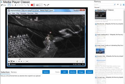 Media Player Classic - Flamory bookmarks and screenshots