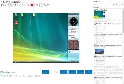 Open Sidebar - Flamory bookmarks and screenshots