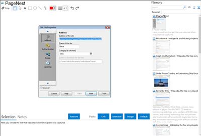 PageNest - Flamory bookmarks and screenshots