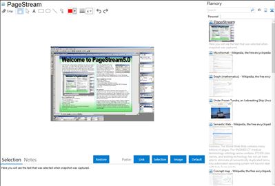 PageStream - Flamory bookmarks and screenshots