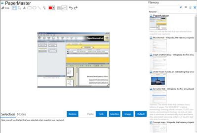 PaperMaster - Flamory bookmarks and screenshots