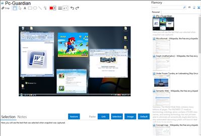 Pc-Guardian - Flamory bookmarks and screenshots