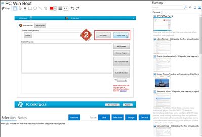 PC Win Boot - Flamory bookmarks and screenshots