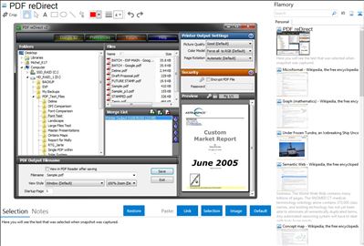 PDF reDirect - Flamory bookmarks and screenshots