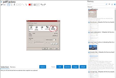 pdfFactory - Flamory bookmarks and screenshots