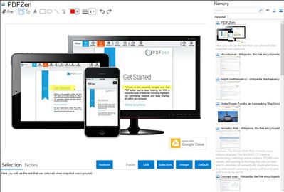 PDFZen - Flamory bookmarks and screenshots