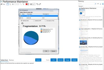 Performance Maintainer - Flamory bookmarks and screenshots