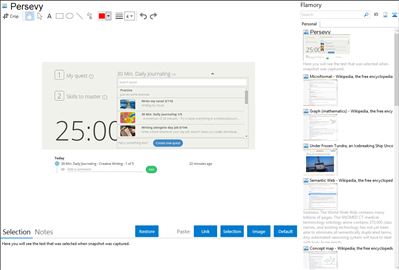 Persevy - Flamory bookmarks and screenshots