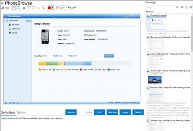 PhoneBrowse - Flamory bookmarks and screenshots