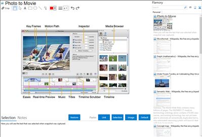 Photo to Movie - Flamory bookmarks and screenshots