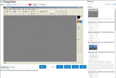 PhotoFiltre - Flamory bookmarks and screenshots